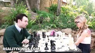 Nerdy teen Kali Roses doesn't like losing in HD
