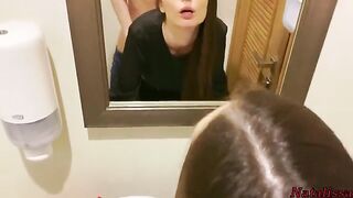 Natalissa got her pussy fucked in a restaurant toilet on the first date