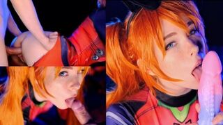Asuka Langley-Short-haired beauty with a passionate and insatiable nature