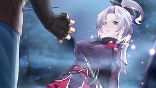 The girl is an assassin, and she uses her skills in intimate encounters