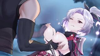 The girl is an assassin, and she uses her skills in intimate encounters