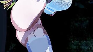 Shura Kirigakure in 3D hentai animation