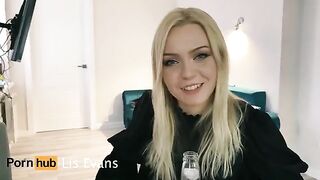 A beautiful neighbor came to visit and offered a blowjob