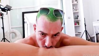 A man with a big dick fucks Danika Mori hard and brings her to squirting orgasm