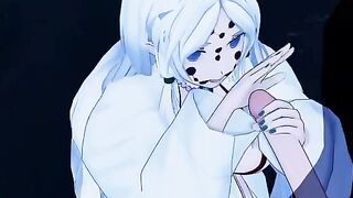 Tanjiro Kamado fights against the Spider Demon in 3D hentai
