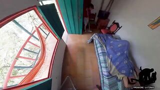 Hot maid sex with a tourist in the hostel