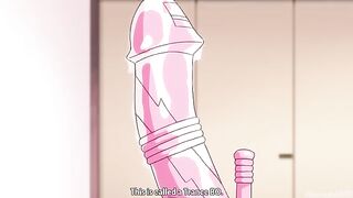 A hot girl loves sex, dreaming about double penetration with anime heroes