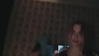 The stepmom is so horny, she started to suck her stepson’s cock