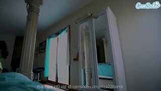 Skinny brunette teen Eliza Ibarra gets banged hard in her chair