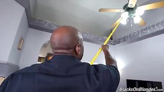 Horny petite Jazmin Luv needs handy man’s big BBC