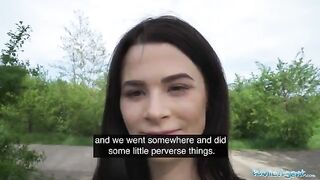 The guy spies on a girl taking a piss with his drone and fucks her