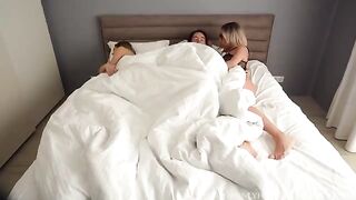 I caught my girlfriend cheating with my hot stepmom in a steamy scene