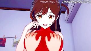 Rent a Girlfriend Chizuru Mizuhara gets fucked hard in a special video