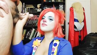 The girl decided to quit her job as a clown porn actress