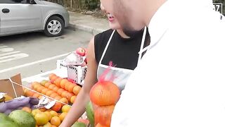 Curvy Latina Melissa Lujan gets her wet pussy stuffed with cock in public