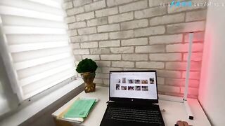 A stepson was caught masturbating to photos of his sexy stepmom in a private moment