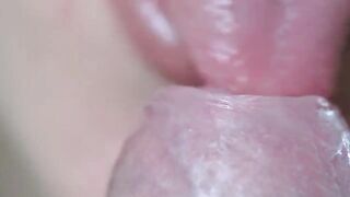 I got a huge load and I had to spit it out