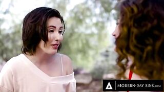 Casey Calvert and Arabelle Raphael ask for a threesome