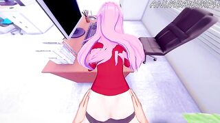 Shikimori Micchon gets her pussy railed in a passionate session