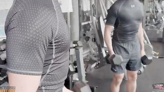 A cheating accident with a personal trainer resulted in a creampie, reminiscent of intense workout sessions captured by real orgasm