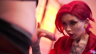 The hottest cosplay girl Vi from Arcane gets fucked hard in a steamy scene
