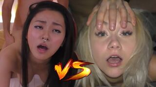 Who is better in sex, Rae Lil Black or Marilyn Sugar? Watch and decide!