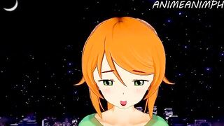 Hentai Minecraft: Let's fuck Alex - Lovely Craft with hot animation