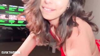 Young and sexy Latina Reina Rae gets fucked on cam show