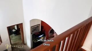 Mariana Martix was fucked by her stepbrothers while chatting with them