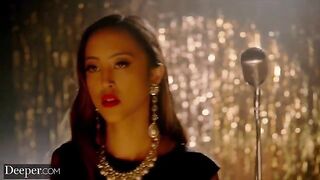 The sultry singer Alexia Anders cannot resist Anton's impressive size