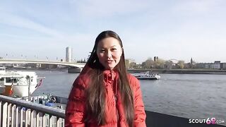 First time rimming and porn for Asia College Girl Luna I - Pickup and Rough Fuck