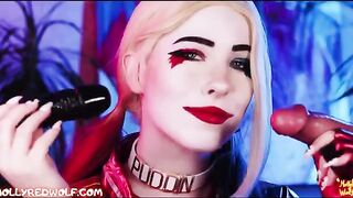 The red-haired Harley Quinn gets a big dick in her wet pussy