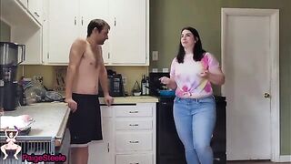 My man said my blowjob skills suck, so I proved him wrong with Paige Steele’s curvy flair!
