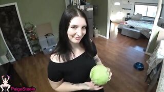 Cock obsessed step sister Paige Steele gets her juicy pussy filled with cum