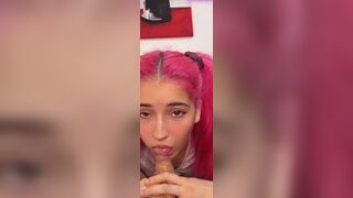 Petite Emma Fiore's wild side in reverse cowgirl and more on TikTok
