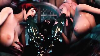 Hentai 3D uncensored Full Moon 2 Gangbang, a wild ride awaits!