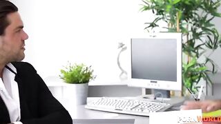 Latina secretary Susy Gala seduced her boss for hard sex