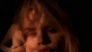 Babe between the shadows, lost in sensual digital desire