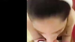 First-time cumshot compilation with intense facial action and cum swallowing