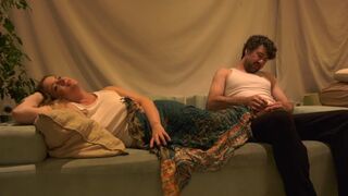 A hot evening alone with a stepmom, exploring forbidden desires