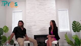 Armani Black, a fitness enthusiast from New York, meets coach Derek Savage for a session