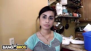 Latina maid Eva Saldana gets her tight pussy railed by horny client Sean Lawless