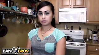 Latina maid Eva Saldana gets her tight pussy railed by horny client Sean Lawless