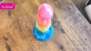 Dildo Showcase and Review by Eelet, where they compare with their partner