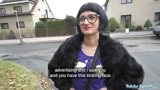 Public Agent Candy Scott gets her pussy full of cock for cash