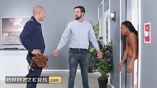 Xander helped Maserati XXX, who got stuck, by oiling her ass and fucking her