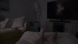 A man fucks his new step mom, a thick blonde MILF teacher