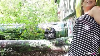 German scout picked up a Turkish mature for hardcore sex in the street