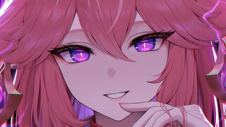 Yae Miko's 5-minute cum shot promise with her feet