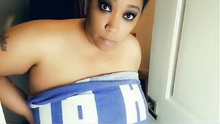 Stepson fucks his fat stepmom in the closet, an exclusive scene